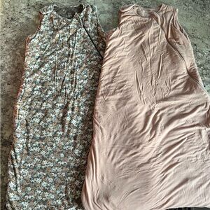 Gunamuna 18-24 Pink and Floral Sleep Sacks